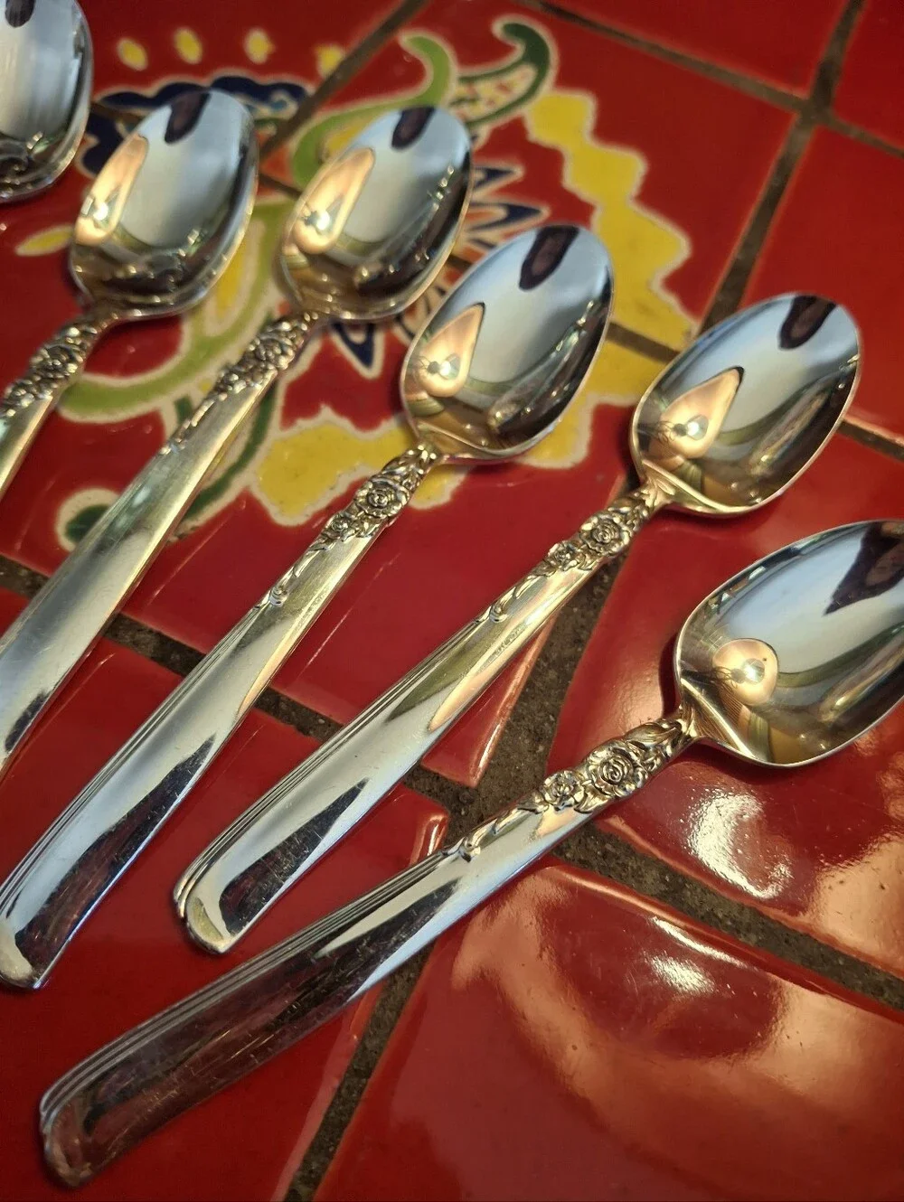 Prestige Silverplate GAY ADVENTURE DEMITASSE SPOONS, 4.5